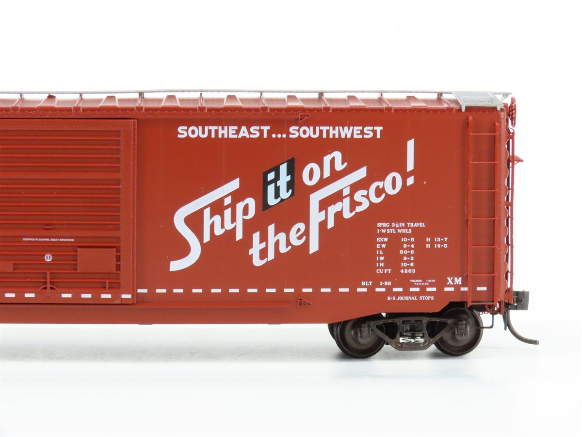 HO Scale Kadee 6002 SL-SF Frisco Railroad 50&#39; Single Door Box Car #7566