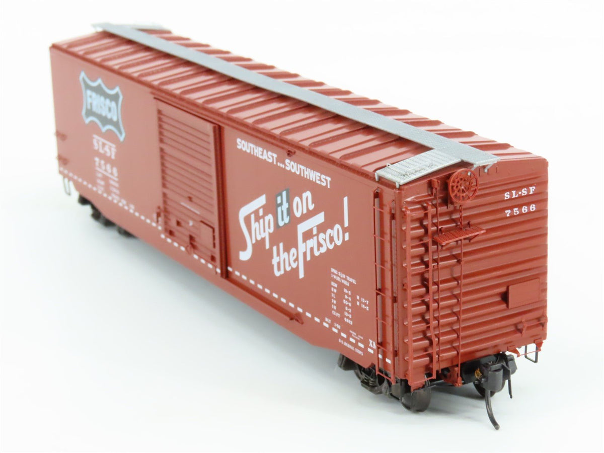 HO Scale Kadee 6002 SL-SF Frisco Railroad 50&#39; Single Door Box Car #7566