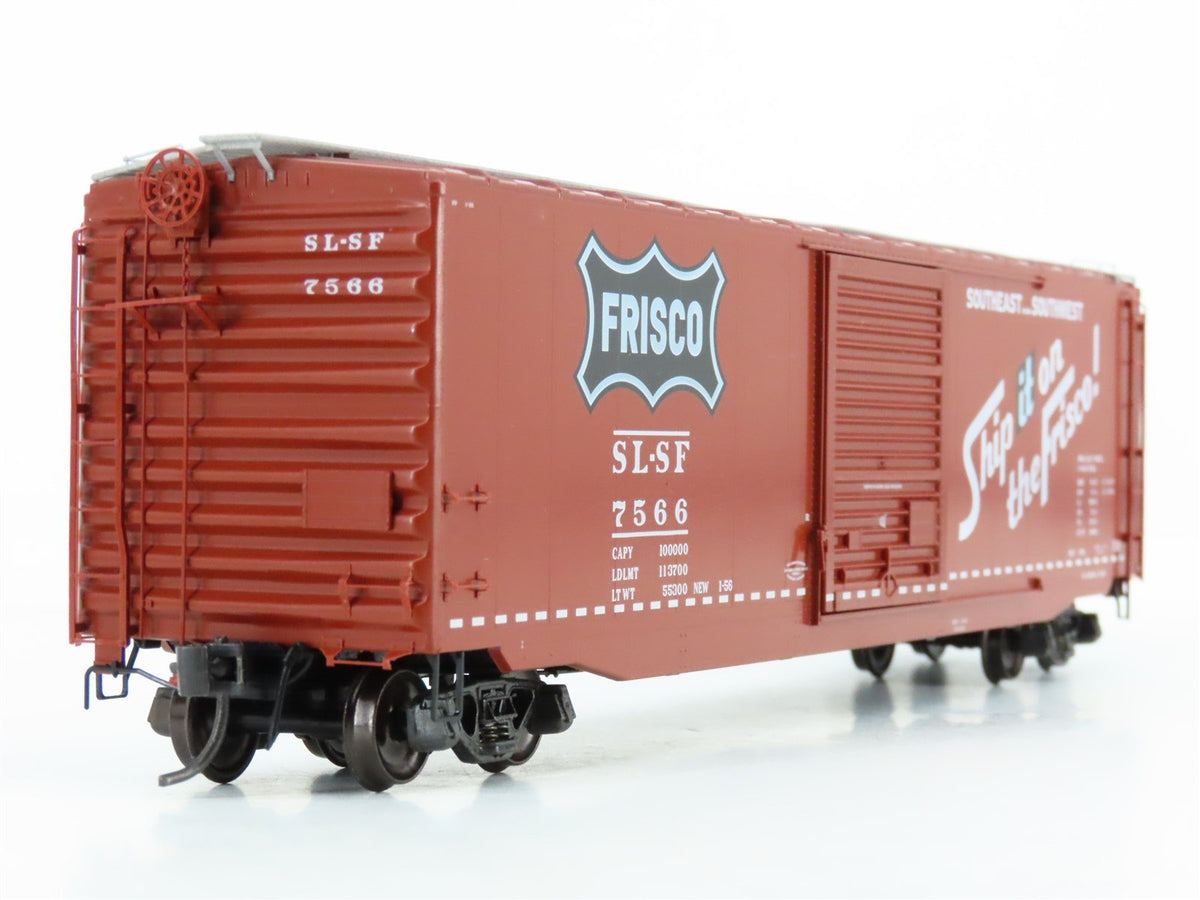 HO Scale Kadee 6002 SL-SF Frisco Railroad 50&#39; Single Door Box Car #7566