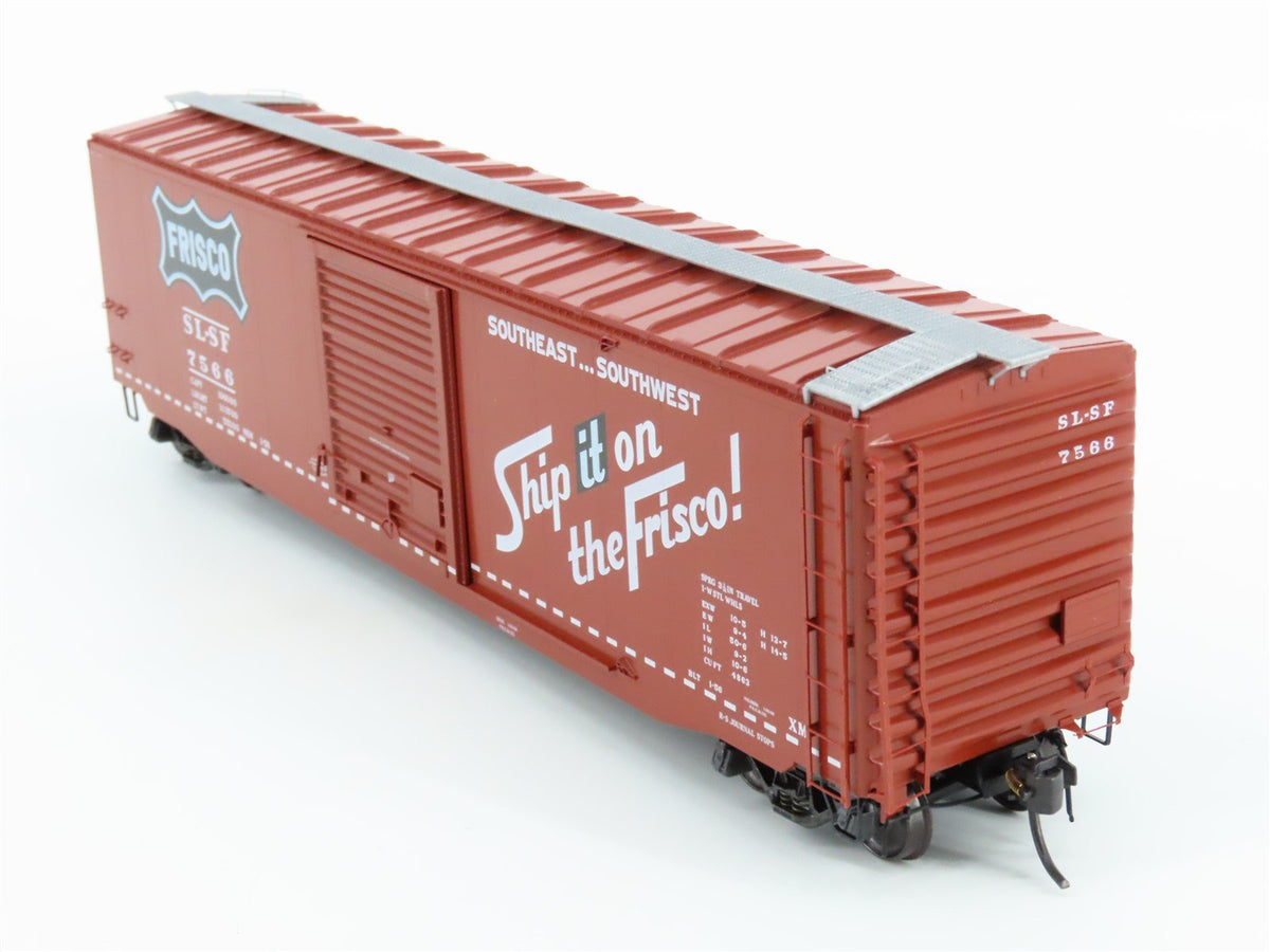 HO Scale Kadee 6002 SL-SF Frisco Railroad 50&#39; Single Door Box Car #7566