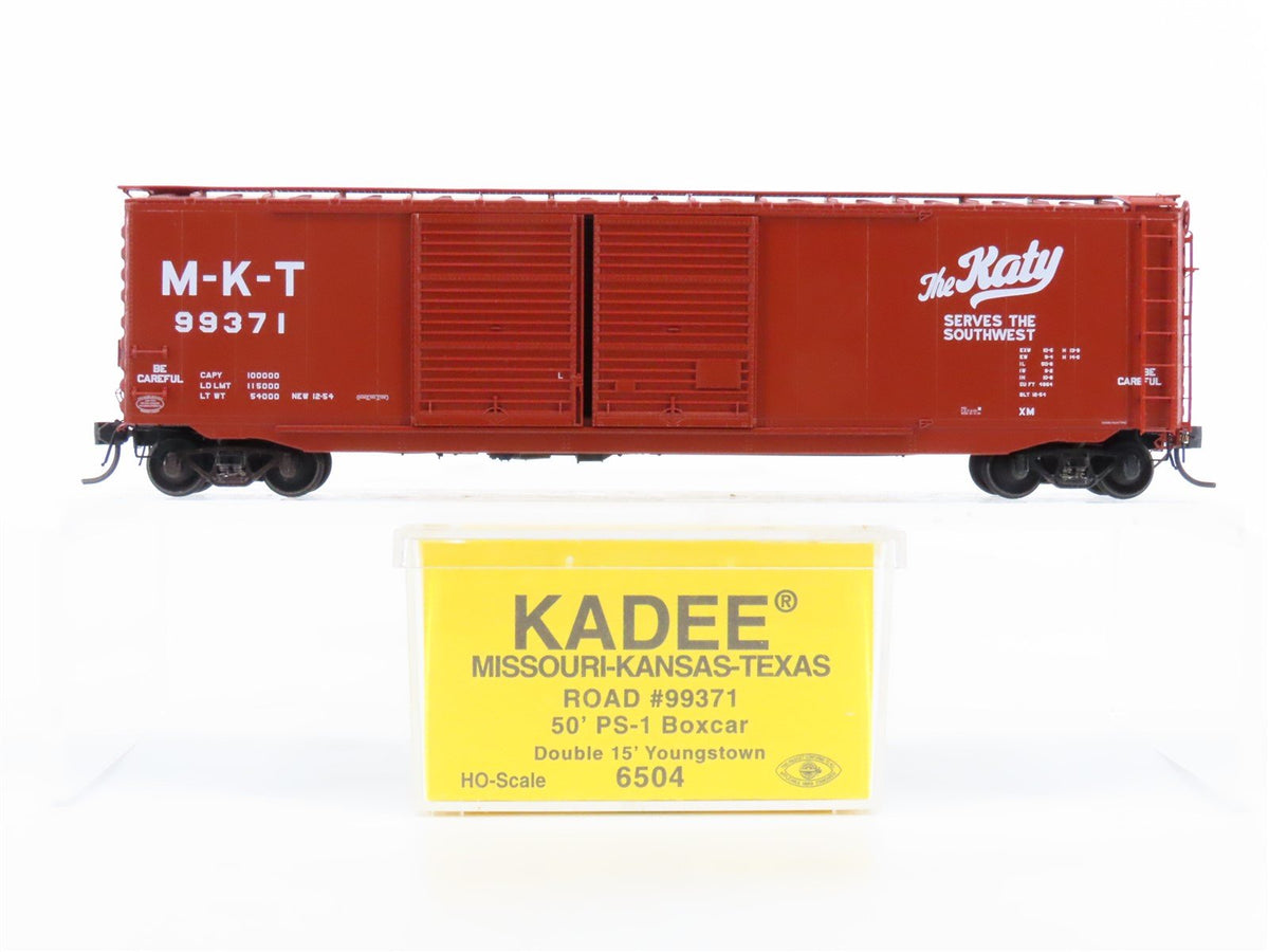 HO Scale Kadee 6504 M-K-T Katy Railroad 50&#39; Double Door Box Car #99371