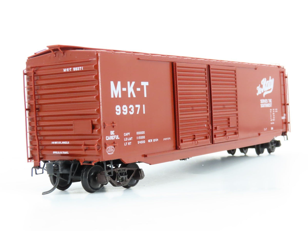 HO Scale Kadee 6504 M-K-T Katy Railroad 50&#39; Double Door Box Car #99371