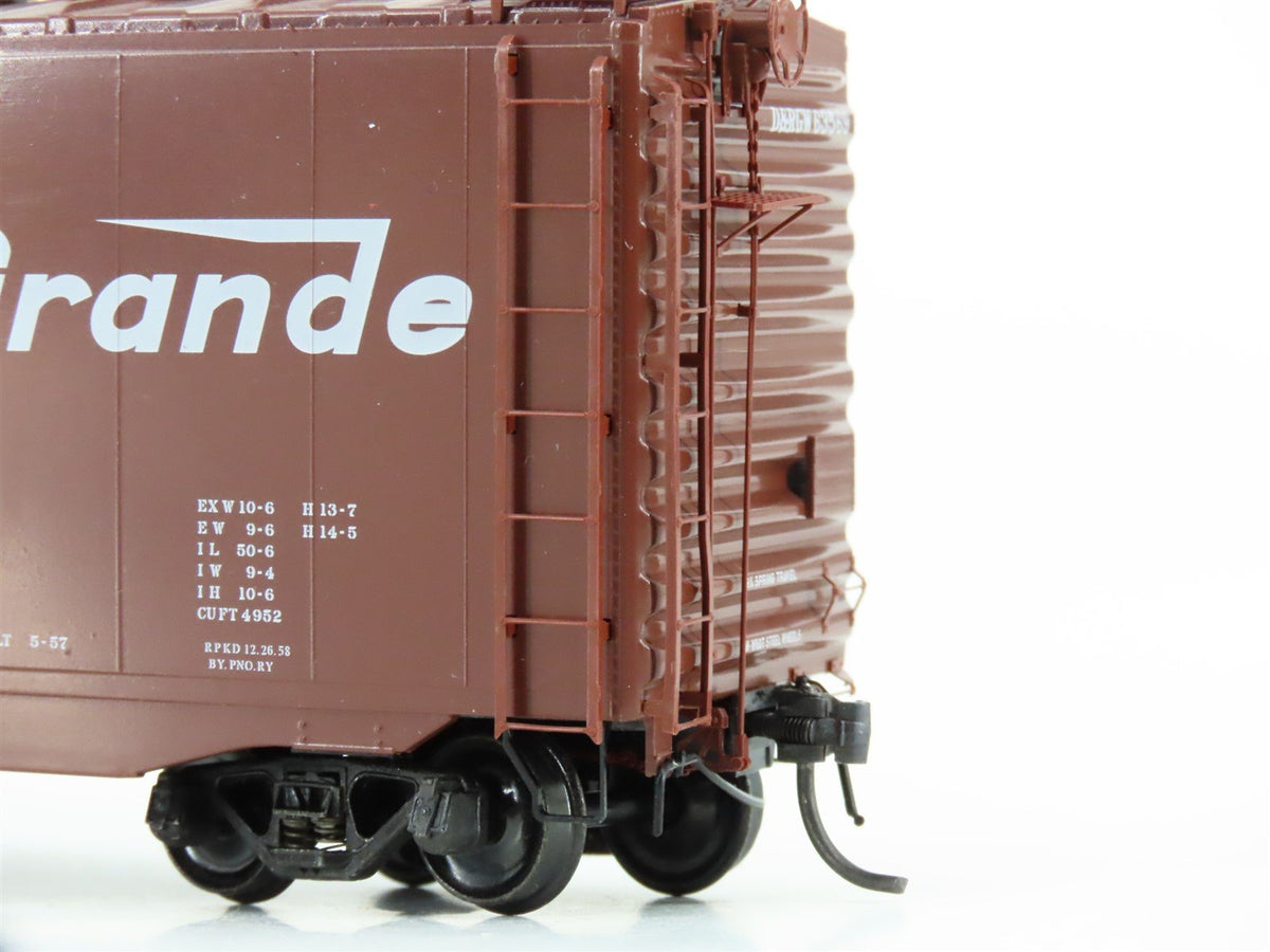 HO Scale Kadee 6714 D&amp;RGW Rio Grande Railroad 50&#39; Double Door Box Car #63569