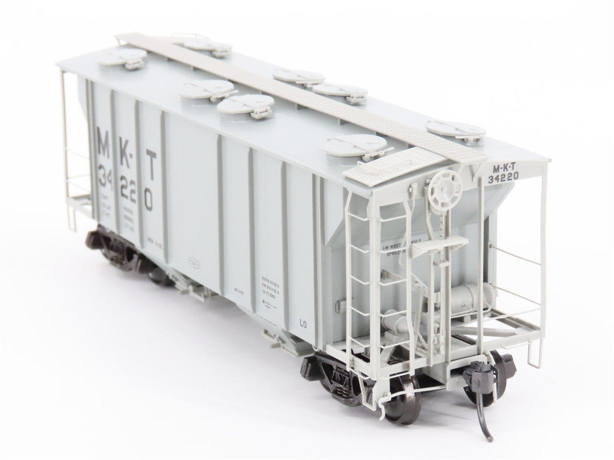 HO Scale Kadee 8615 M-K-T Katy Railroad 2-Bay Covered Hopper #34220