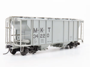 HO Scale Kadee 8615 M-K-T Katy Railroad 2-Bay Covered Hopper #34220