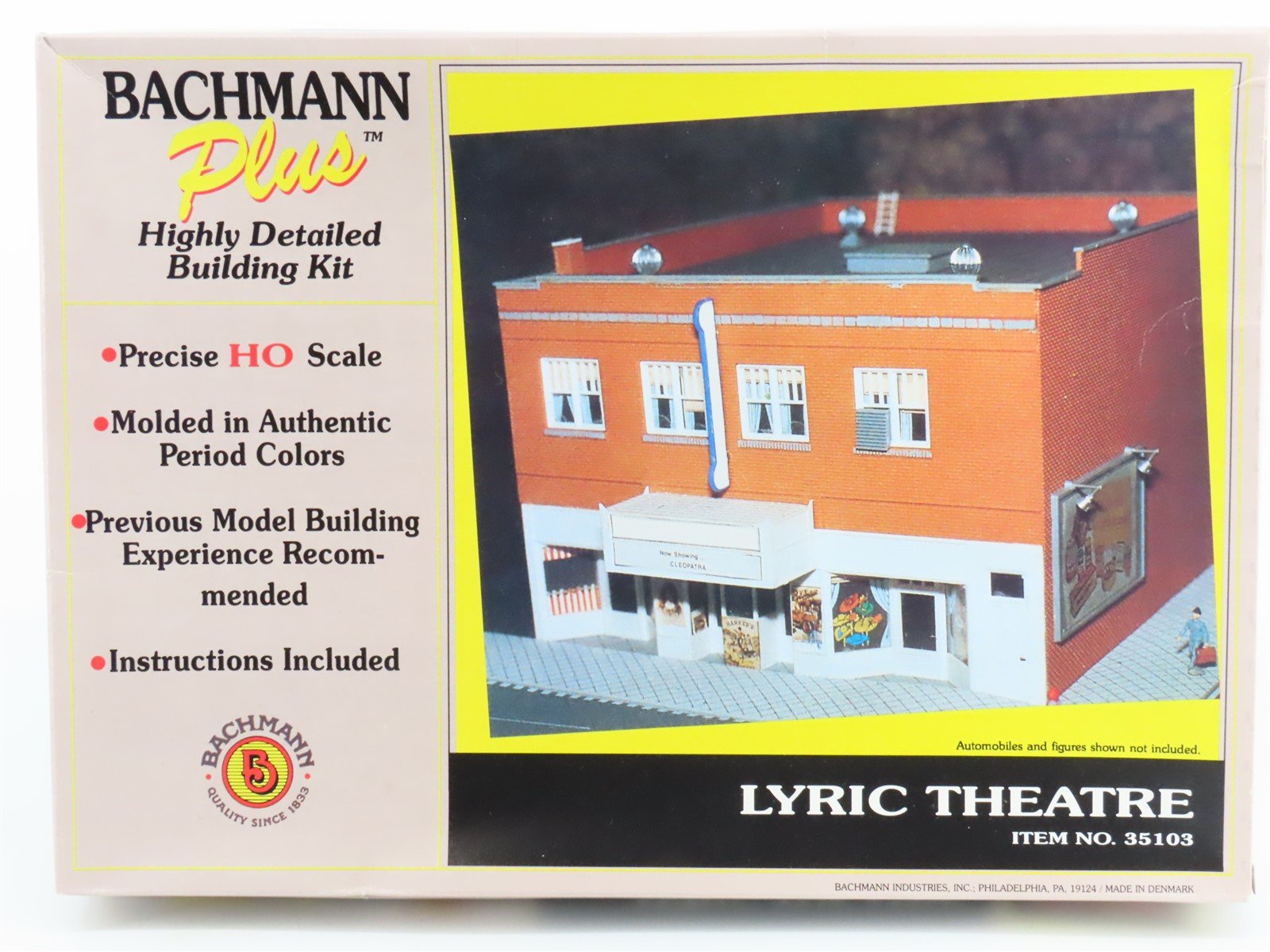 HO Scale Bachmann Plus Kit #35103 Lyric Theatre