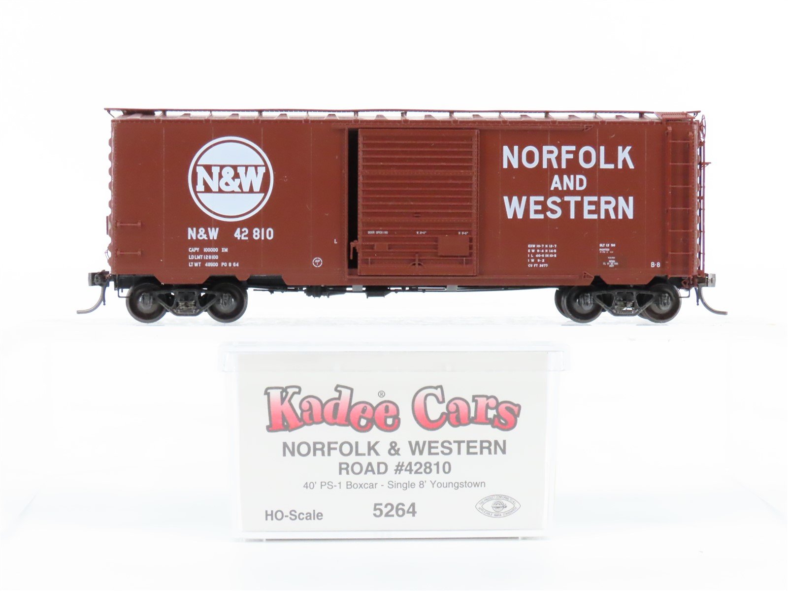 HO Scale Kadee 5264 N&W Norfolk & Western 40' Single Door Box Car #42810