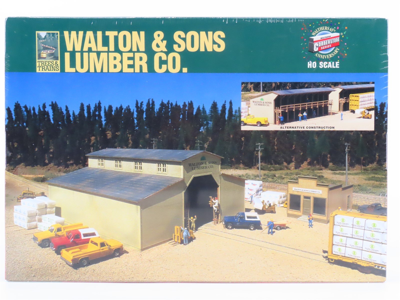 HO Scale Walthers Trees & Trains Kit #933-3057 Walton & Sons Lumber Co. - SEALED