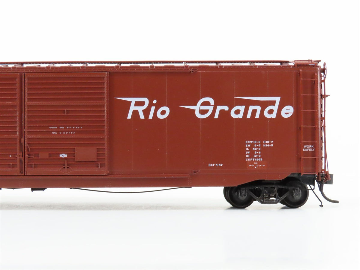 HO Scale Kadee 6708 D&amp;RGW Rio Grande Railroad 50&#39; Double Door Box Car #63510