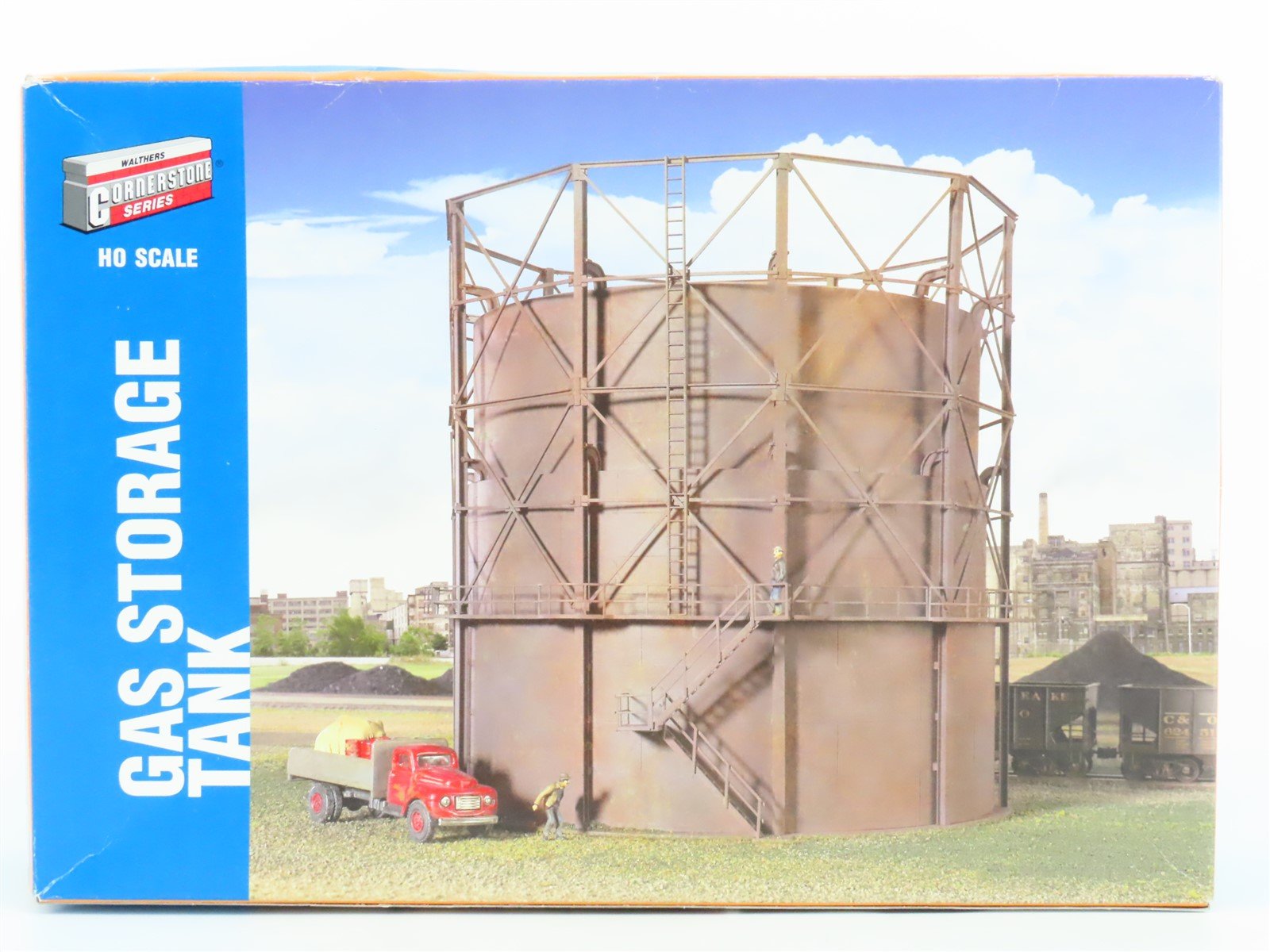 HO 1/87 Scale Walthers Cornerstone Kit #933-2907 Gas Storage