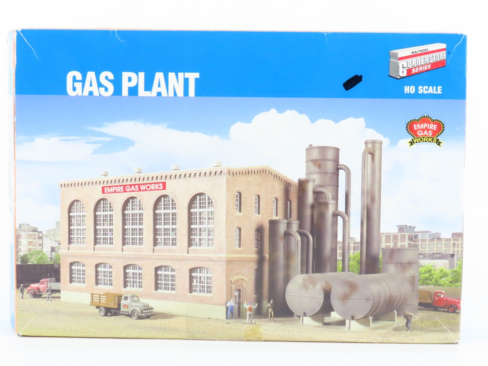 HO Walthers Cornerstone Empire Gas Works Kit #933-2905 Gas Plant