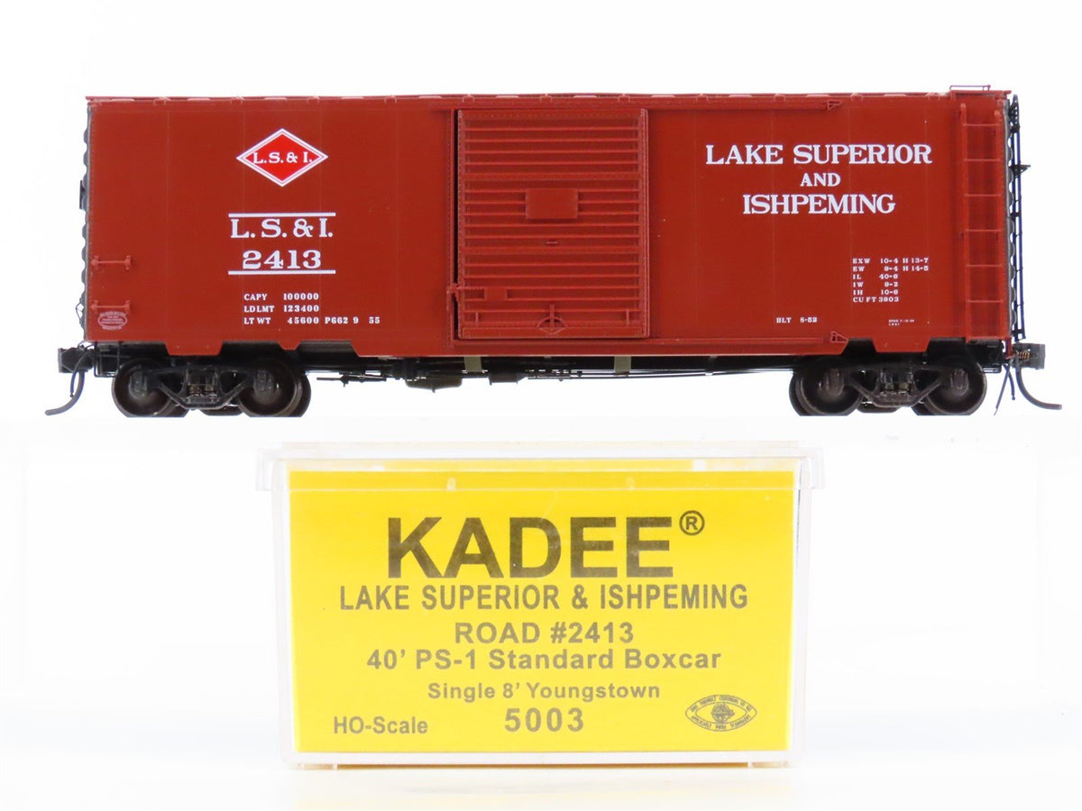 HO Scale Kadee 5003 LS&amp;I Lake Superior &amp; Ishpeming 40&#39; Single Door Box Car #2413