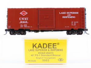 HO Scale Kadee 5003 LS&I Lake Superior & Ishpeming 40' Single Door Box Car #2413