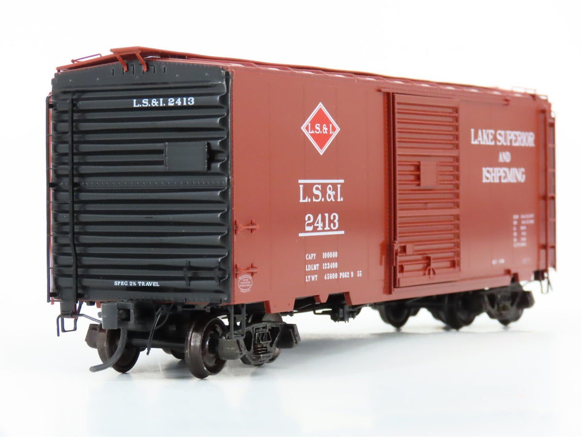 HO Scale Kadee 5003 LS&amp;I Lake Superior &amp; Ishpeming 40&#39; Single Door Box Car #2413