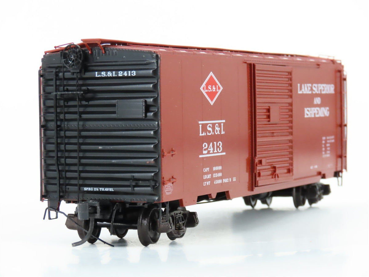 HO Scale Kadee 5003 LS&amp;I Lake Superior &amp; Ishpeming 40&#39; Single Door Box Car #2413