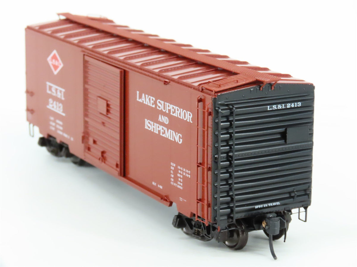 HO Scale Kadee 5003 LS&amp;I Lake Superior &amp; Ishpeming 40&#39; Single Door Box Car #2413