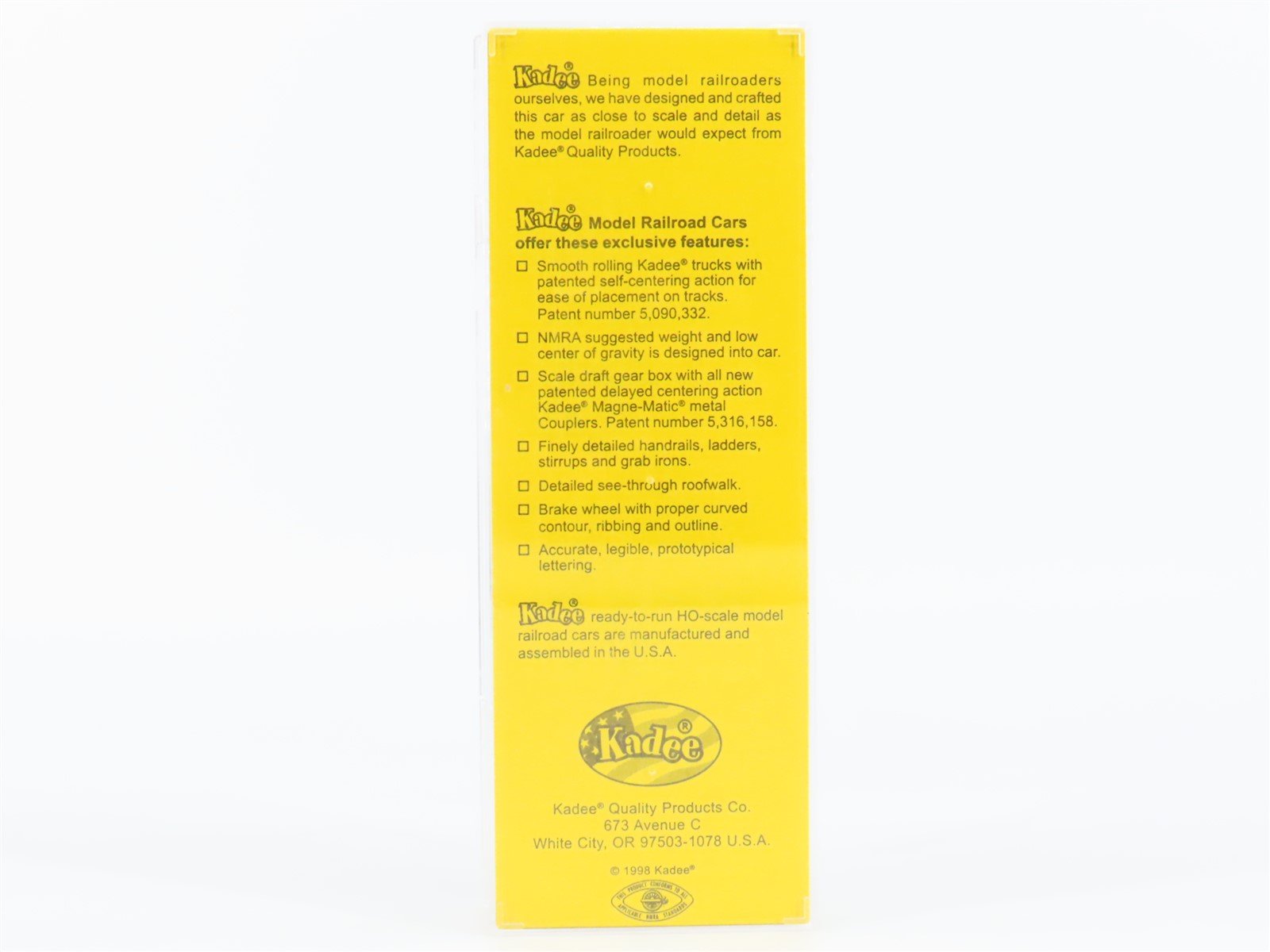 HO Scale Kadee 5003 LS&I Lake Superior & Ishpeming 40' Single Door Box Car #2413