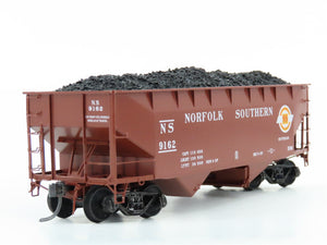 HO Scale Kadee 7020 NS Norfolk Southern Railroad 2-Bay Hopper #9162 w/ Load