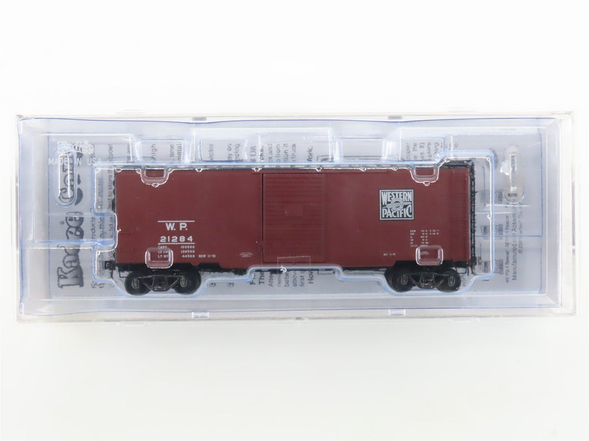 HO Scale Kadee 4817 WP Western Pacific 40&#39; Single Door Box Car #21284 -Sealed