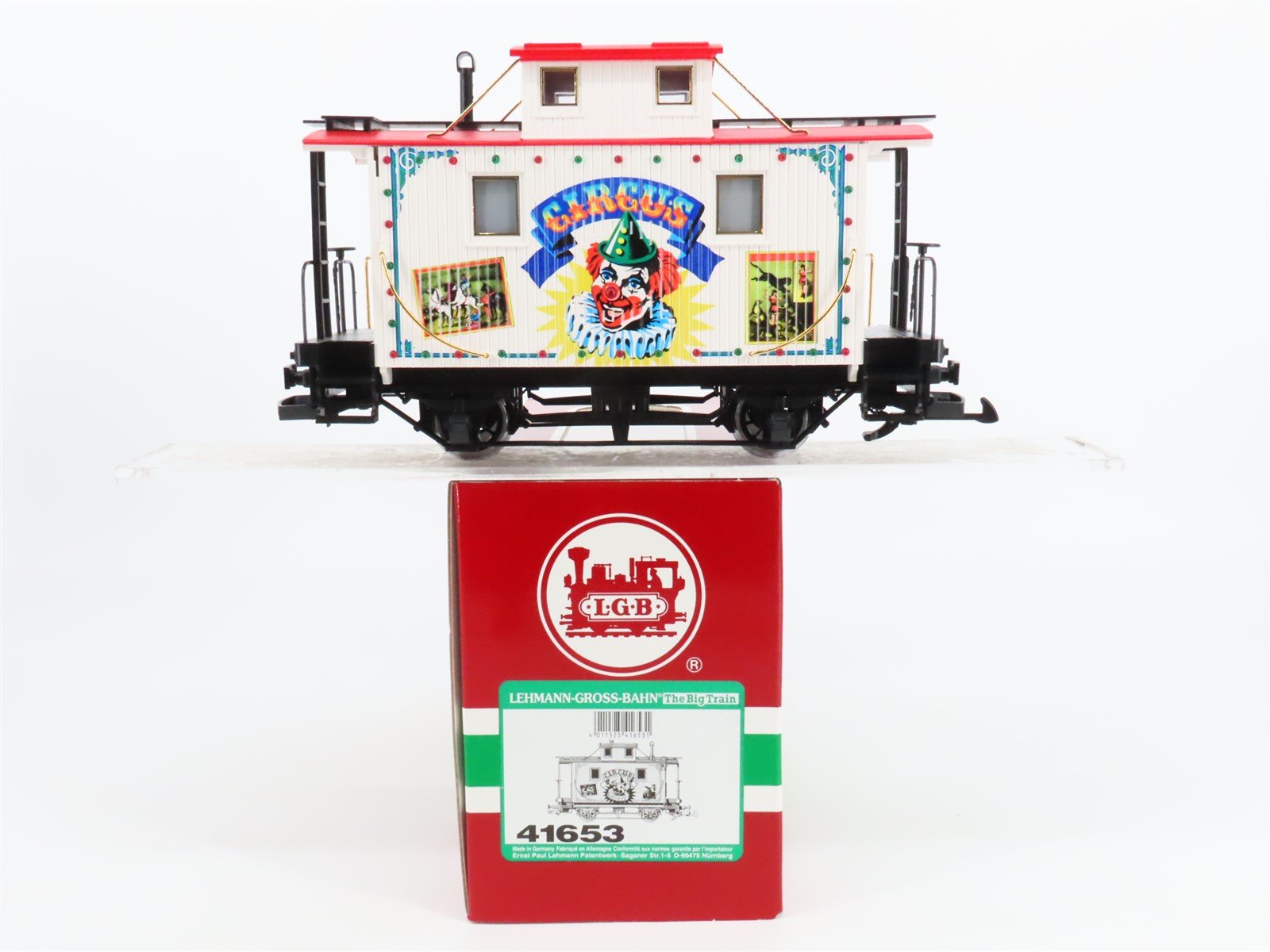 G Scale LGB Lehmann-Gross-Bahn #41653 Circus Caboose