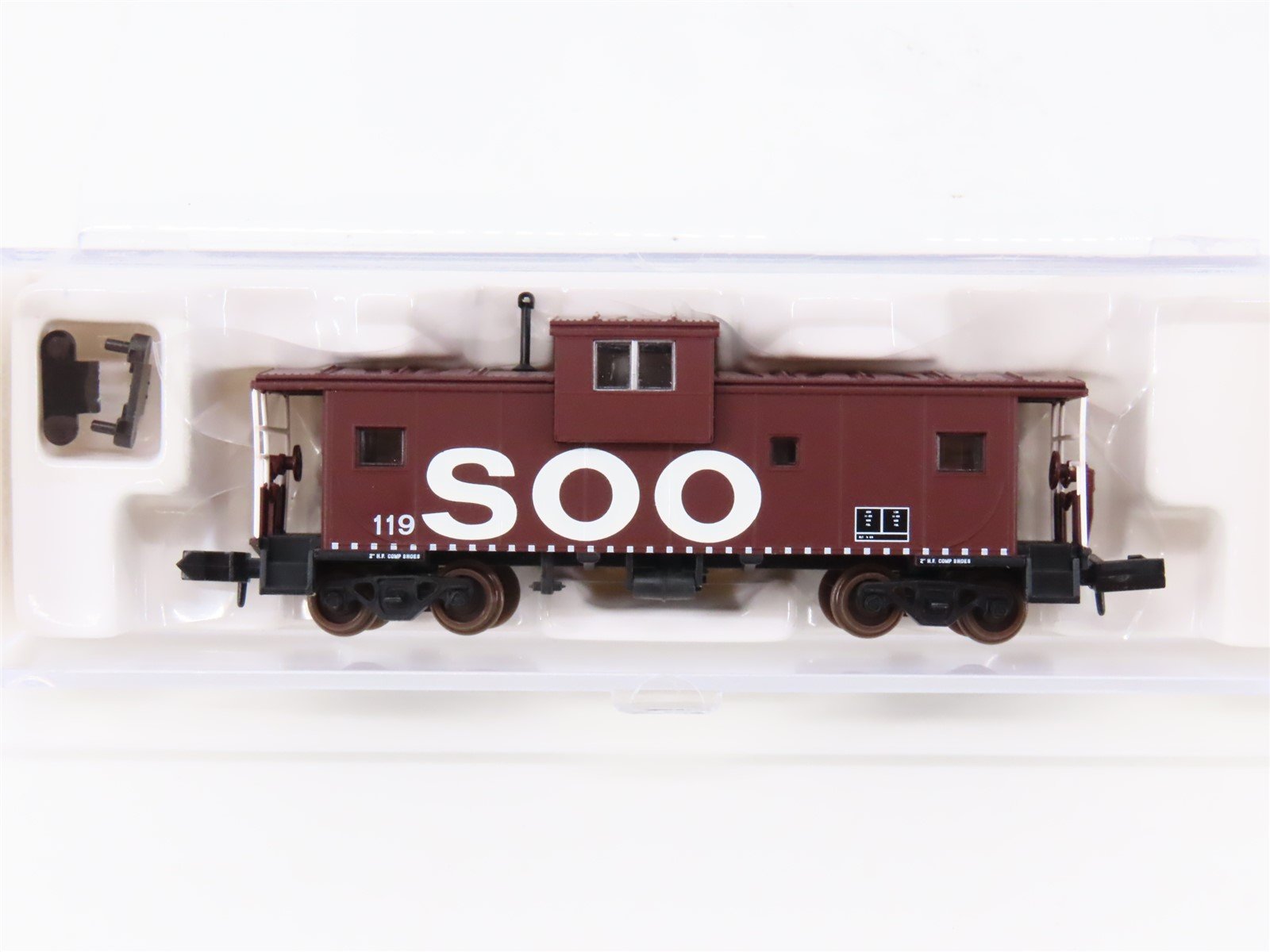 N Scale Atlas 30622 SOO Line Extended Vision Caboose #119