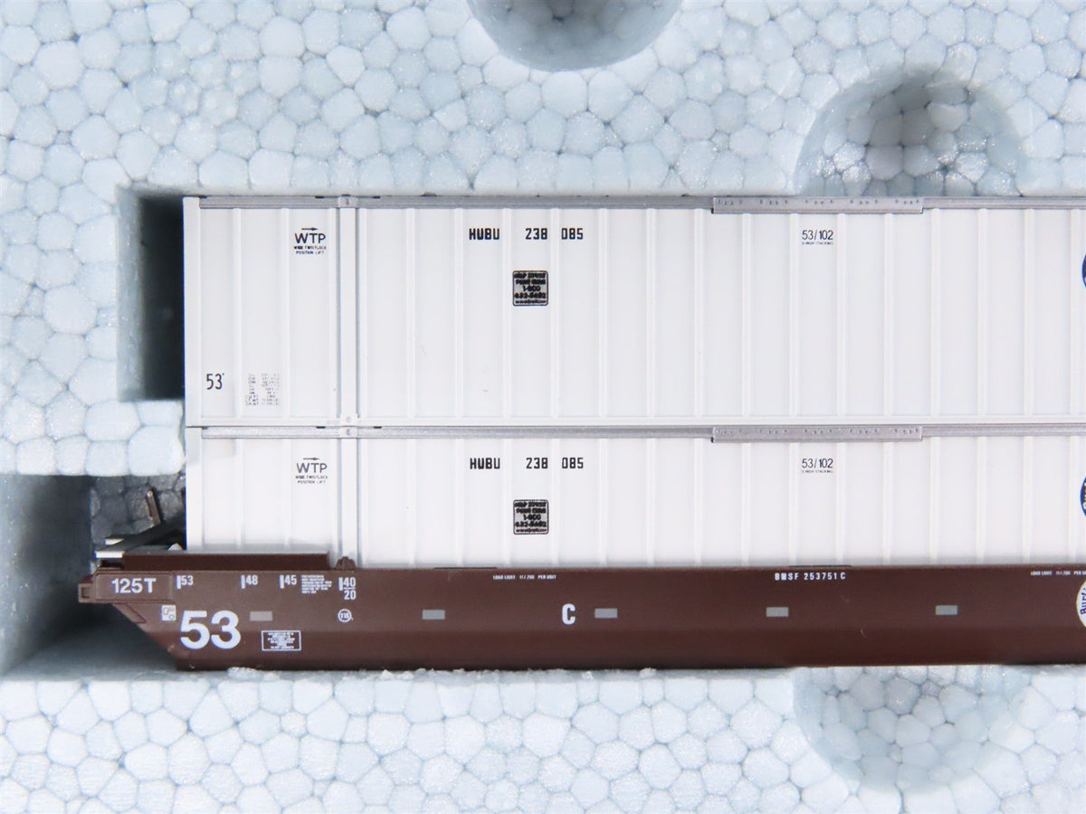 N Scale KATO 106-6163 BNSF Railway Gunderson MAXI-IV Double Stack Car #253751