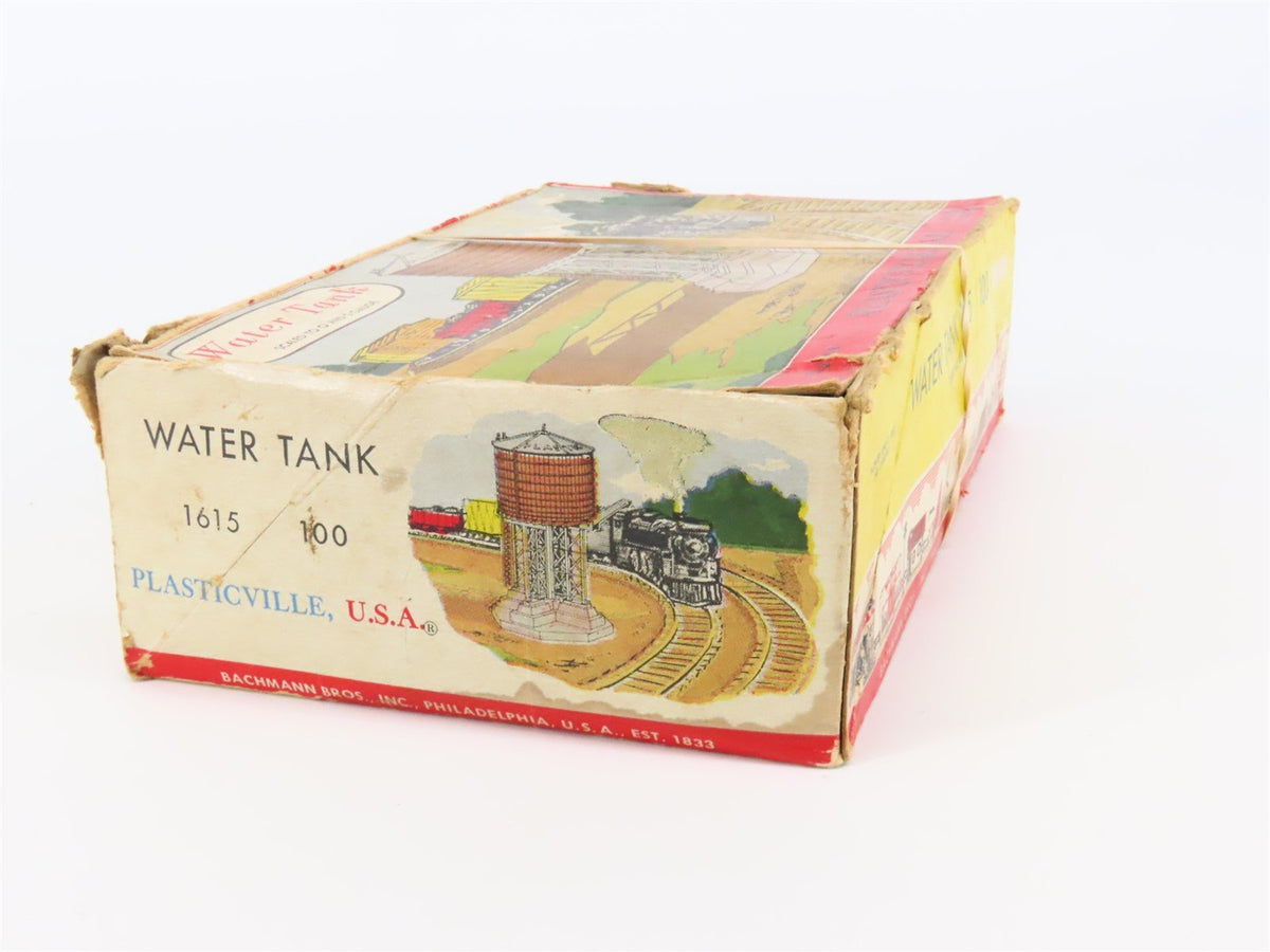 HO 1/87 Scale Bachmann 1615-100 Plasticville Water Tank Building Kit