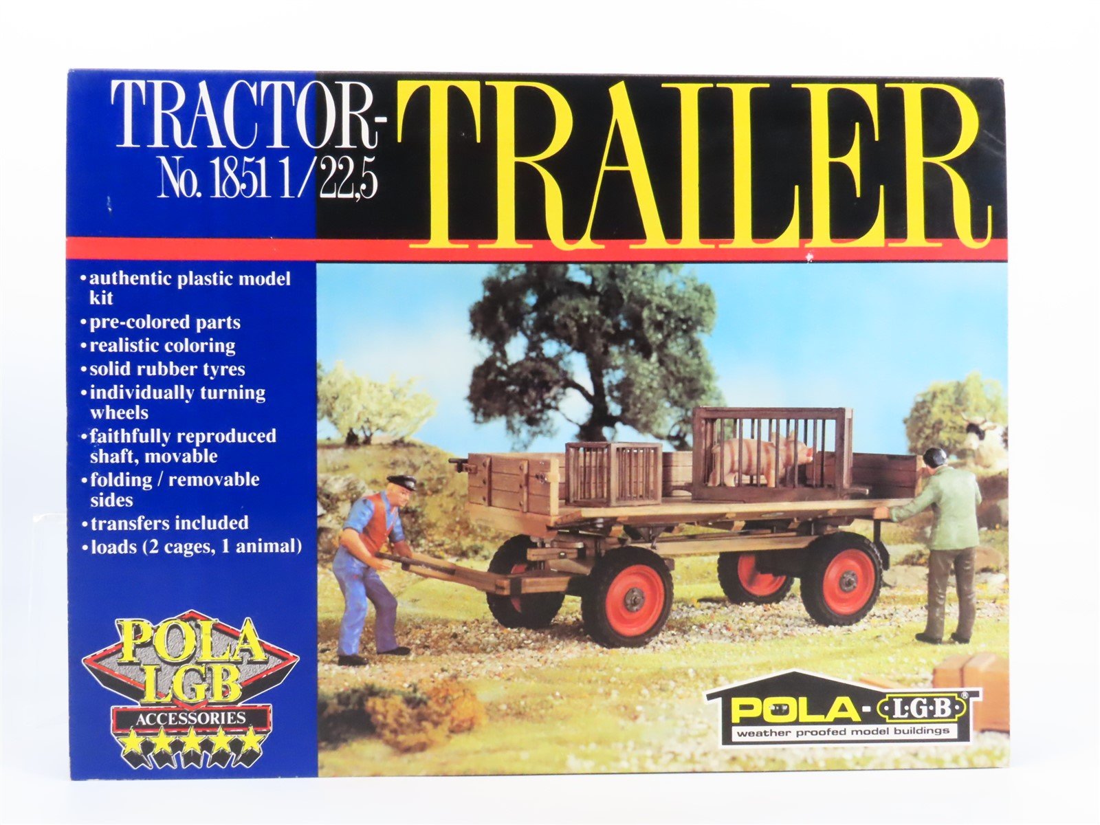 G 1/22.5 Scale POLA-LGB Kit #1851 Tractor-Trailer