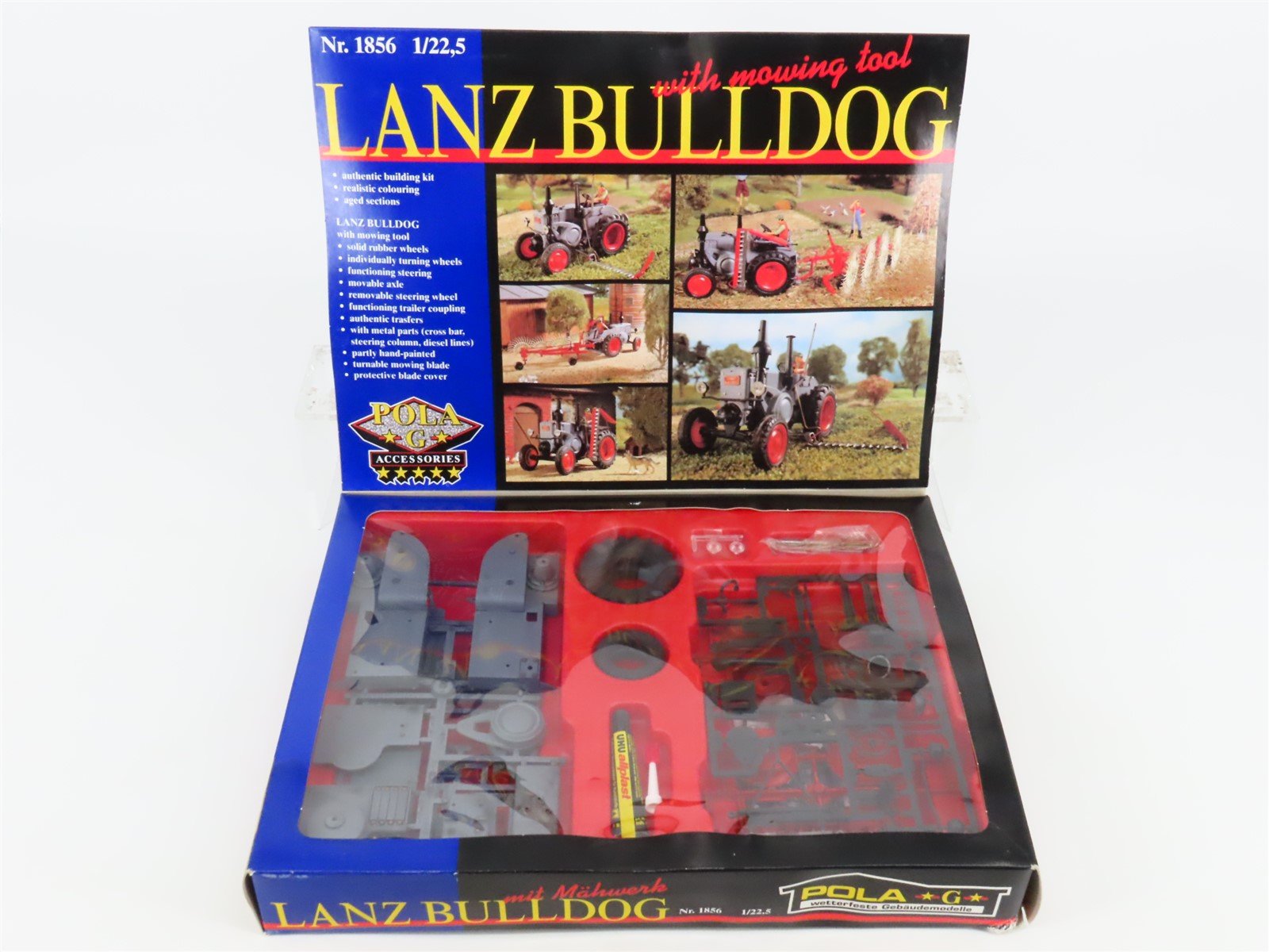 G 1/22.5 Scale POLA Kit #1856 Lanz Bulldog w/ Mowing Tool