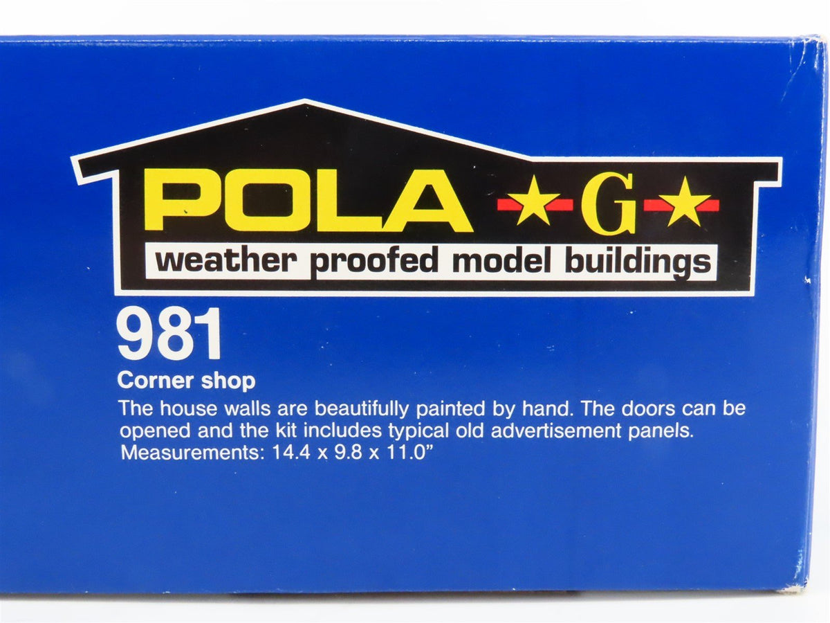 G 1/22.5 Scale POLA Building Kit #981 Corner Shop