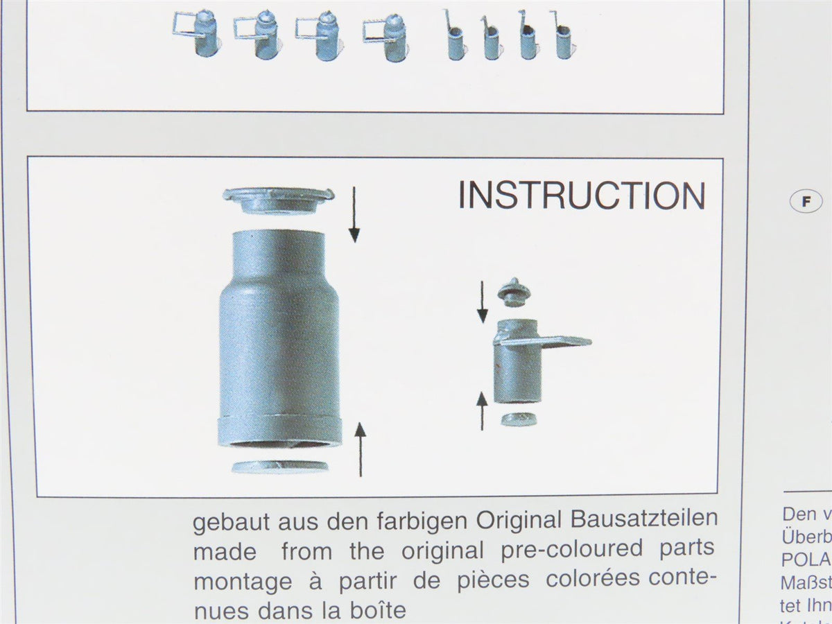 G 1/22.5 Scale POLA Kit #966 Twelve (12) Milk Cannisters