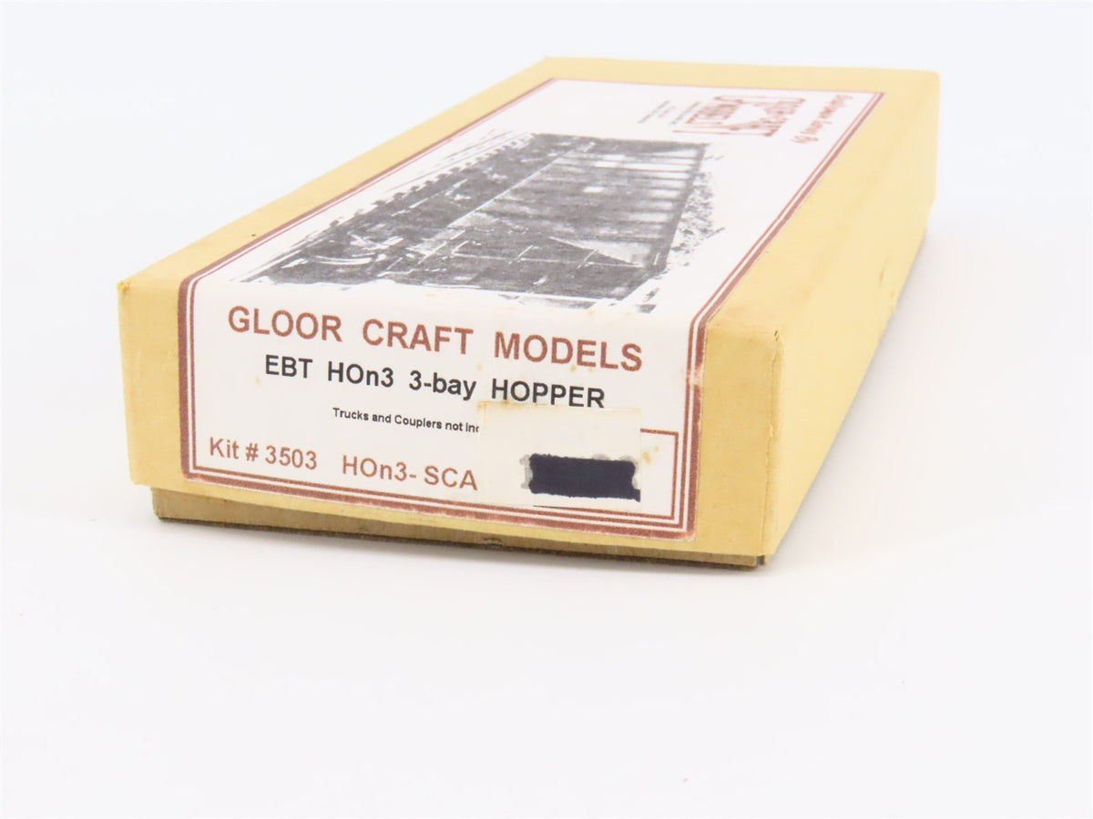 HOn3 Scale Gloor Craft Models Kit #3503 EBT East Broad Top 3-Bay Hopper