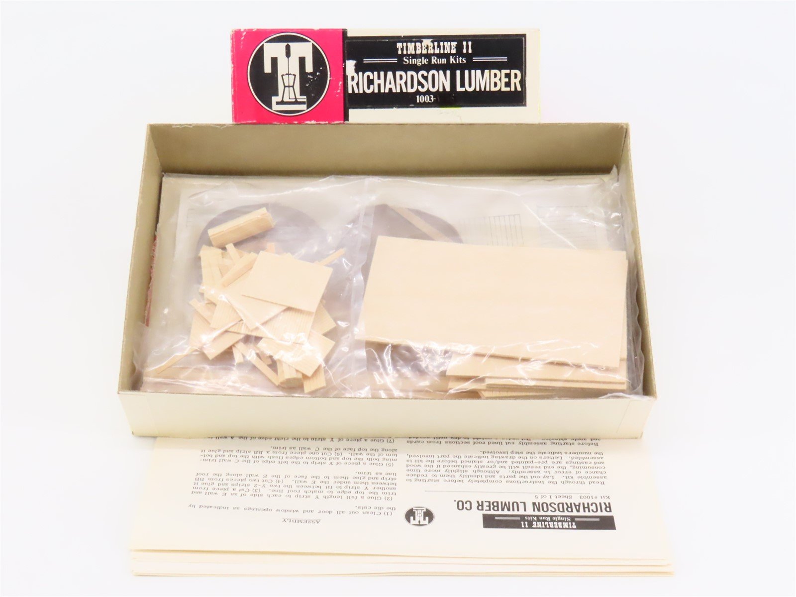 HO 1/87 Scale Timberline II Single Run Kit #1003 Richardson Lumber