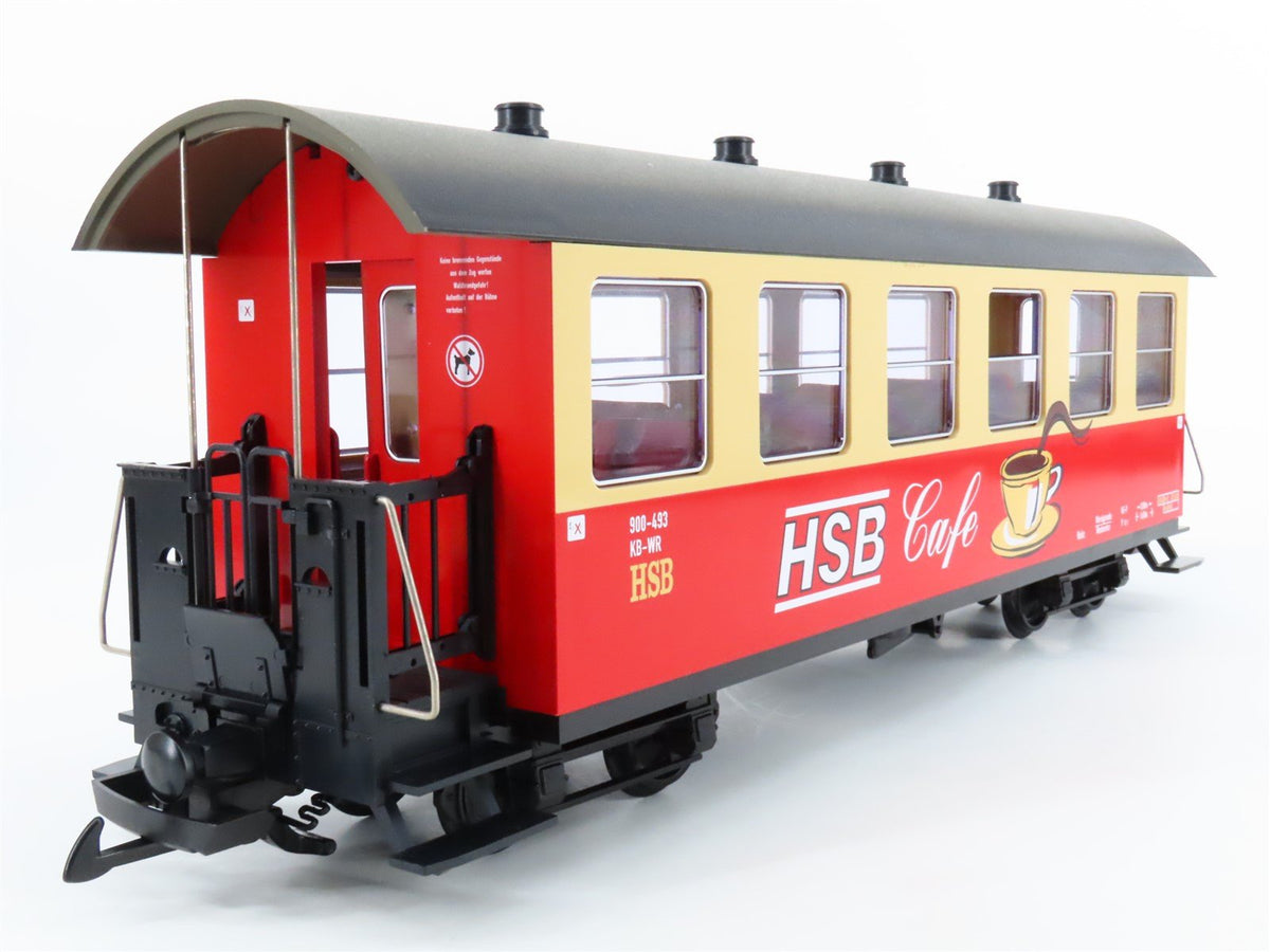 G Scale LGB 32733 HSB Harzer Schmalspur-Bahnen Café Passenger Car