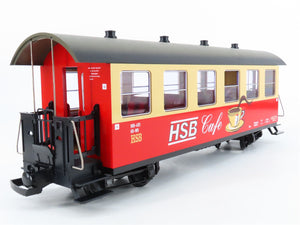 G Scale LGB 32733 HSB Harzer Schmalspur-Bahnen Café Passenger Car