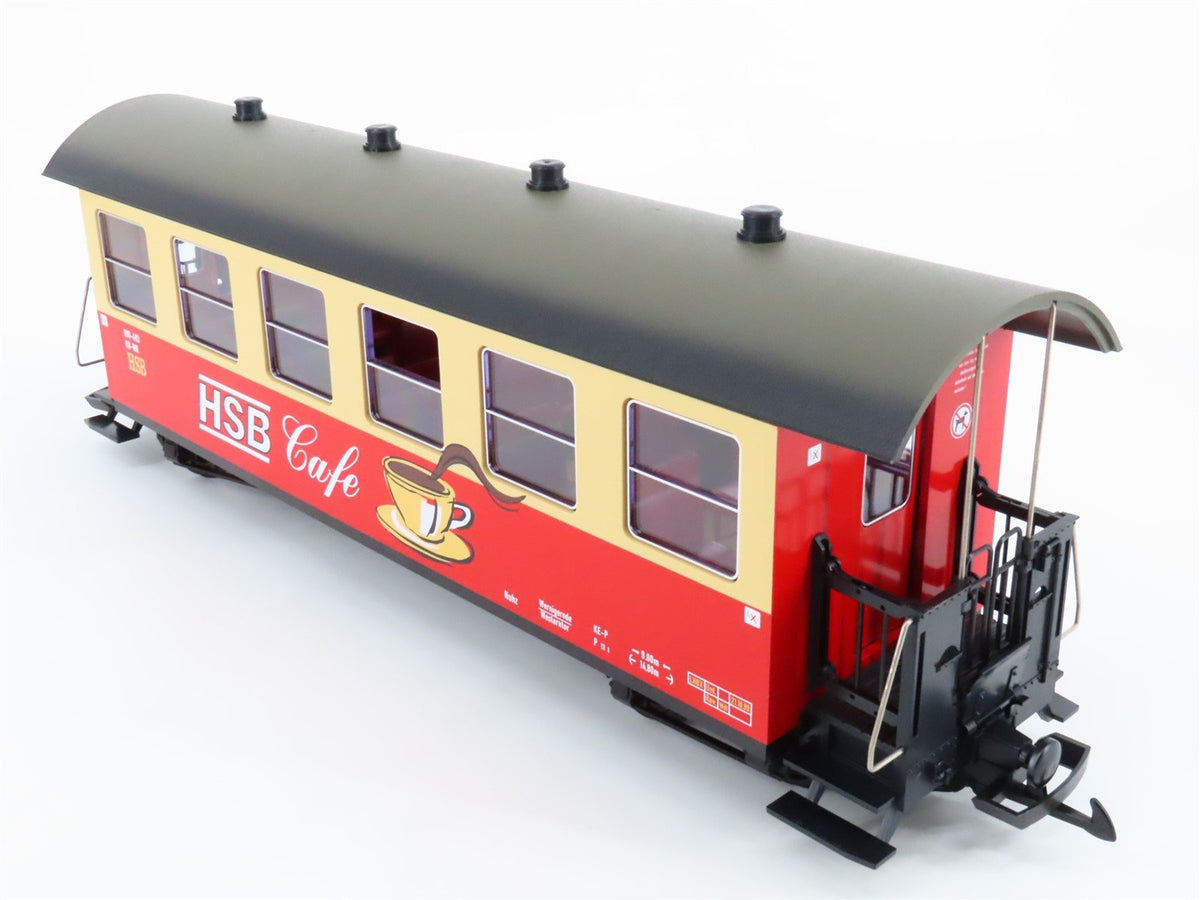 G Scale LGB 32733 HSB Harzer Schmalspur-Bahnen Café Passenger Car