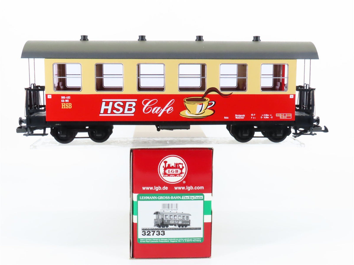 G Scale LGB 32733 HSB Harzer Schmalspur-Bahnen Café Passenger Car