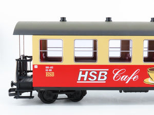 G Scale LGB 32733 HSB Harzer Schmalspur-Bahnen Café Passenger Car