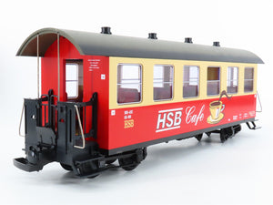 G Scale LGB 32733 HSB Harzer Schmalspur-Bahnen Café Passenger Car