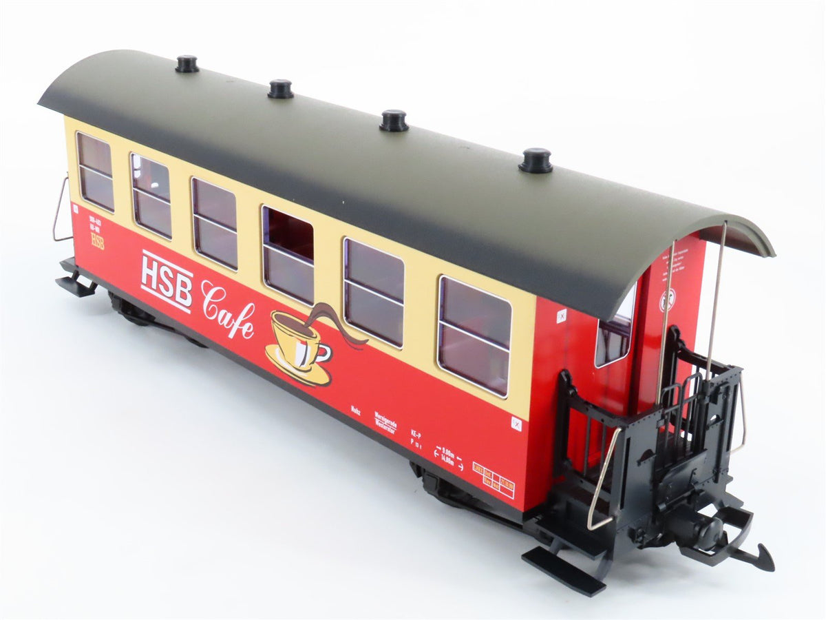 G Scale LGB 32733 HSB Harzer Schmalspur-Bahnen Café Passenger Car