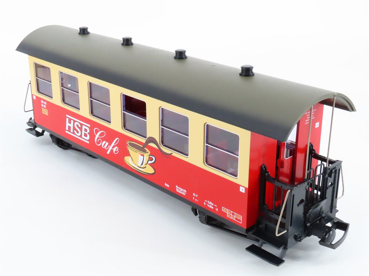 G Scale LGB 32733 HSB Harzer Schmalspur-Bahnen Café Passenger Car