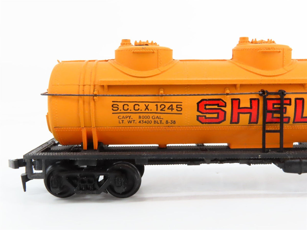 LOT of 4 HO Scale Bachmann/AHM SCCX/CGW/TCX Singe &amp; Three Dome Tankcars