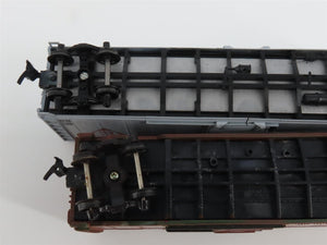 LOT of 6 HO Scale AHM/Unbranded EL/NH/PRR/NYMX 40' & 50' Boxcars