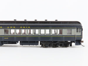 LOT of 2 HO Scale Bachmann B&O Baltimore & Ohio RPO/Baggage Passenger Cars