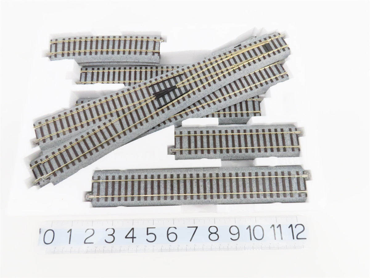 HO Scale KATO 3-112 No 6 Manual Point Siding Track Set