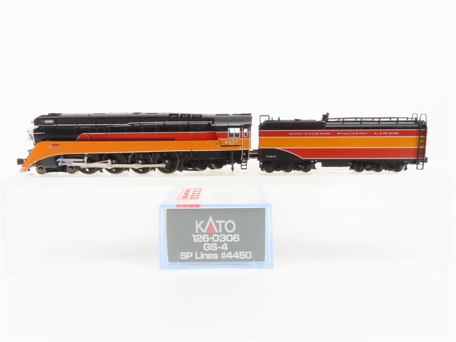 N KATO 126-0306 SP Southern Pacific Daylight 4-8-4 GS-4 Steam Locomotive #4449