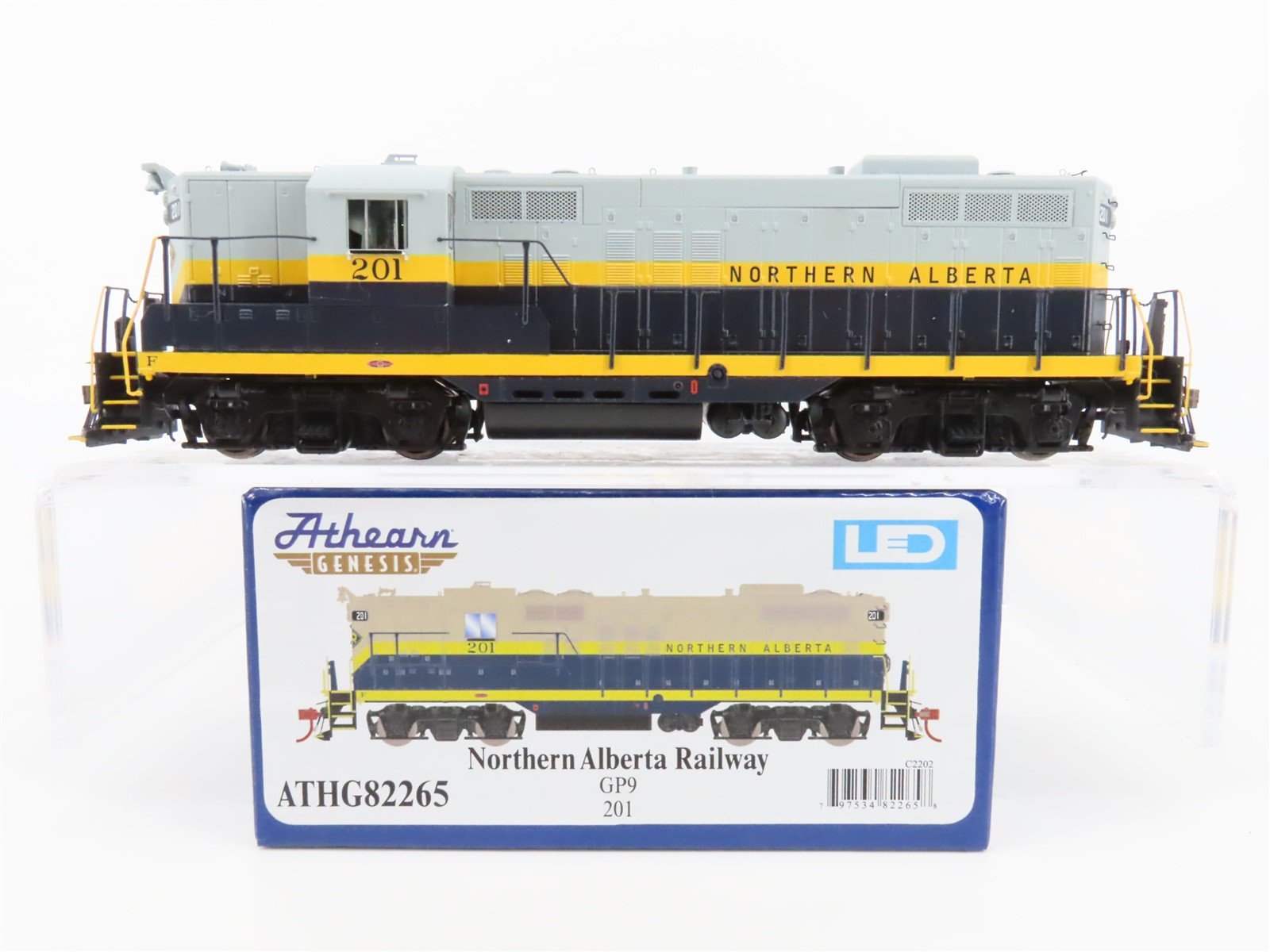 HO Scale Athearn Genesis ATHG82265 Northern Alberta GP9 Diesel #201