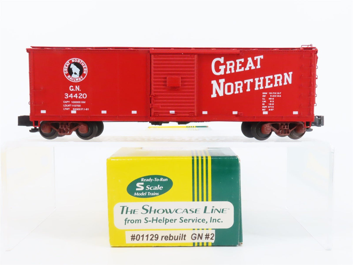 S Scale S-Helper Showcase 01129 GN Great Northern 40&#39; Boxcar #34420