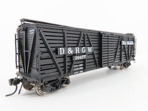 HO Scale Broadway Limited 1351 D&RGW Rio Grande Stock Car #39477 w/Animal Sounds