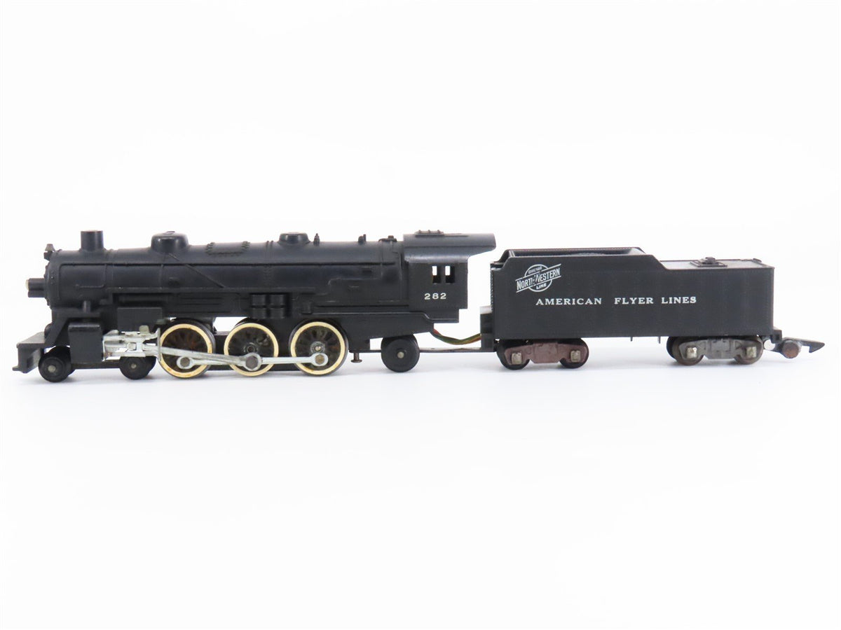 S Scale American Flyer Lines CNW Chicago &amp; North Western 4-6-2 Steam #282